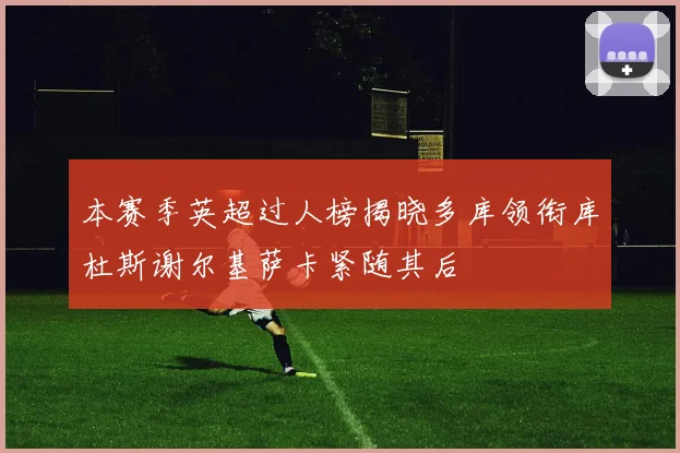 本赛季英超过人榜揭晓多库领衔库杜斯谢尔基萨卡紧随其后