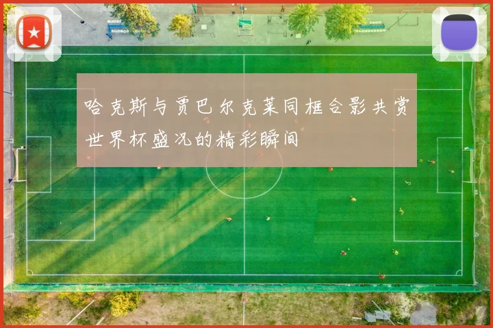 哈克斯与贾巴尔克莱同框合影共赏世界杯盛况的精彩瞬间